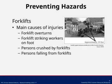 Slide 22: Preventing Hazards