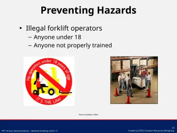 Slide 23: Preventing Hazards