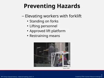 Slide 25: Preventing Hazards