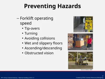 Slide 27: Preventing Hazards