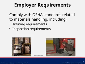 Slide 33: Employer Requirements