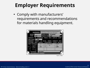 Slide 34: Employer Requirements