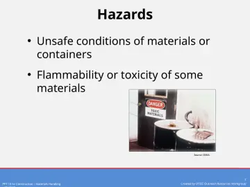 Slide 7: Hazards