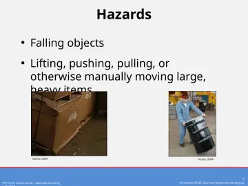 Slide 9: Hazards