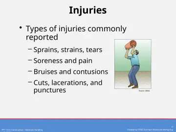 Slide 11: Injuries
