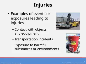 Slide 12: Injuries