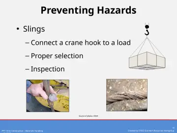 Slide 19: Preventing Hazards