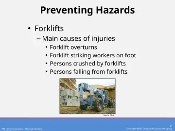 Slide 21: Preventing Hazards