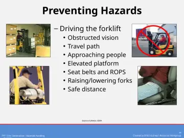Slide 23: Preventing Hazards