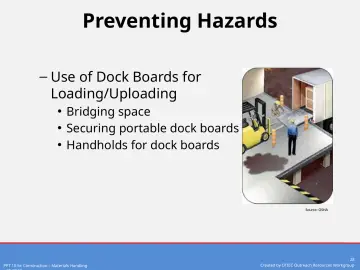 Slide 28: Preventing Hazards