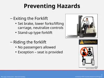 Slide 29: Preventing Hazards