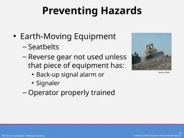 Slide 33: Preventing Hazards