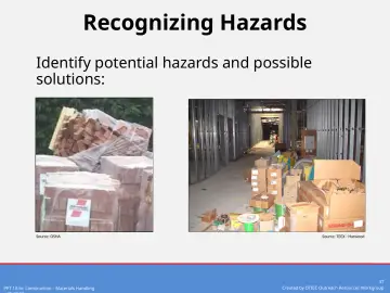 Slide 37: Recognizing Hazards
