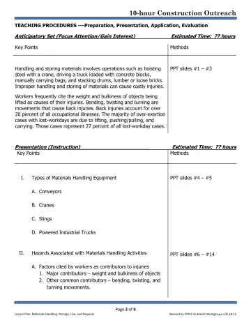 Page 2: TEACHING PROCEDURES ---Preparation, Presentation, Application, Evaluation