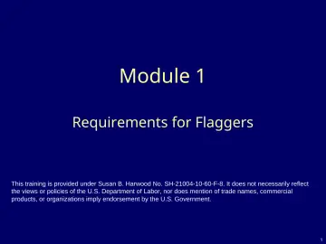 Slide 1: Module 1