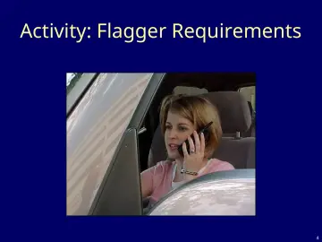 Slide 4: Activity: Flagger Requirements
