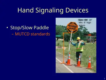 Slide 2: Hand Signaling Devices