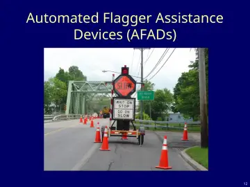 Slide 12: Automated Flagger Assistance