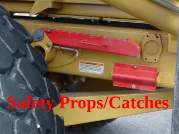 Slide 15: Safety Props/Catches