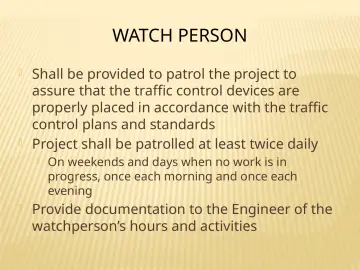 Slide 26: WATCH PERSON