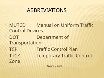Slide 31: ABBREVIATIONS