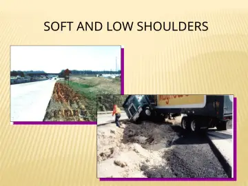 Slide 65: SOFT AND LOW SHOULDERS