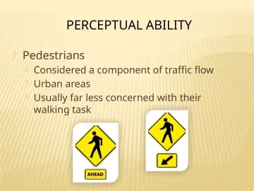 Slide 76: PERCEPTUAL ABILITY
