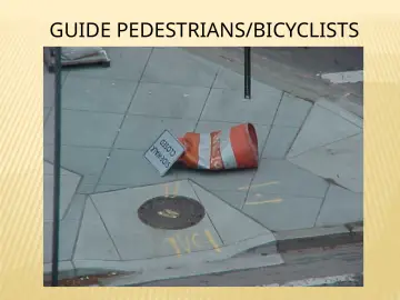 Slide 99: GUIDE PEDESTRIANS/BICYCLISTS