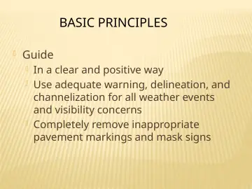 Slide 104: BASIC PRINCIPLES
