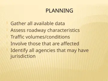 Slide 108: PLANNING