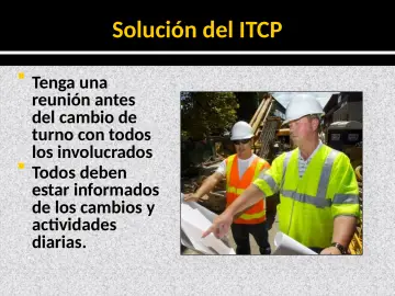 Slide 18: Solución del ITCP