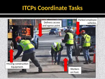 Slide 6: ITCPs Coordinate Tasks