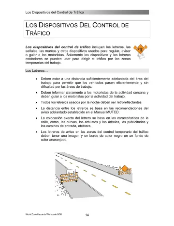 Page 20: LOS DISPOSITIVOS DEL CONTROL DE T RÁFICO