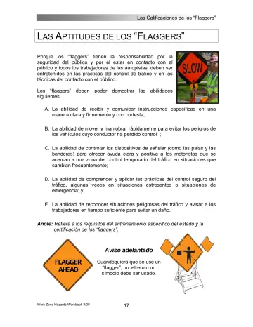 Page 23: LAS APTITUDES DE LOS “FLAGGERS ”
