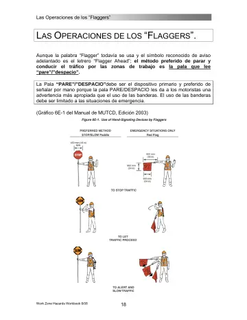 Page 24: LAS OPERACIONES DE LOS “FLAGGERS ”.