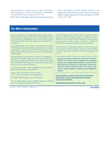 Page 4: For More Information