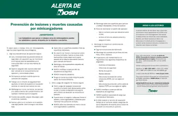 Page 6: Prevención de lesiones y muertes causadas por minicargadores