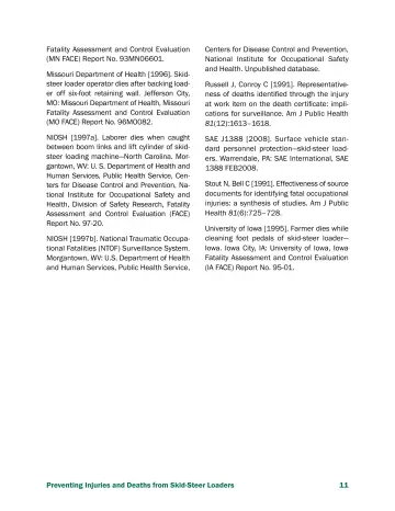 Page 17: Fatality Assessment and Control Evaluation