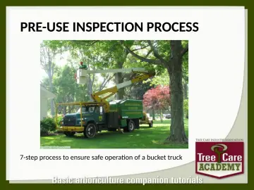 Slide 28: PRE-USE INSPECTION PROCESS