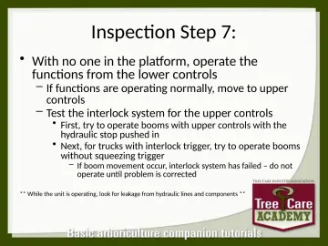 Slide 34: Inspection Step 7: