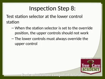 Slide 35: Inspection Step 8: