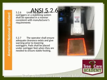 Slide 54: ANSI 5.2.6 and .7