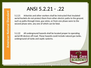 Slide 59: ANSI 5.2.21 - .22