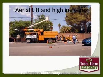 Slide 68: Aerial Lift and highline wires