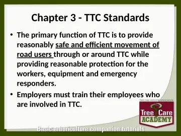 Slide 70: Chapter 3 - TTC Standards