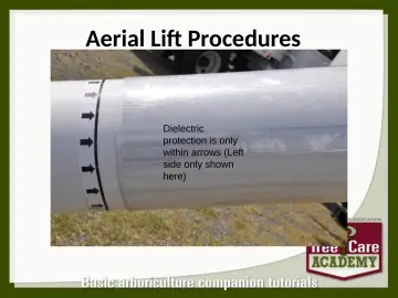 Slide 80: Aerial Lift Procedures