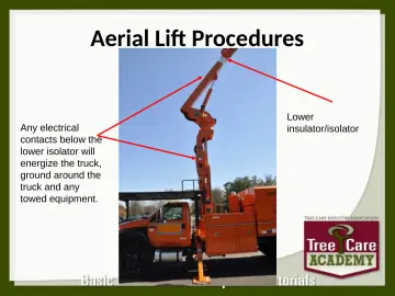 Slide 81: Aerial Lift Procedures