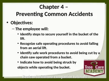 Slide 90: Chapter 4 – Preventing Common Accidents