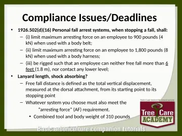 Slide 97: Compliance Issues/Deadlines