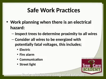 Slide 109: Safe Work Practices